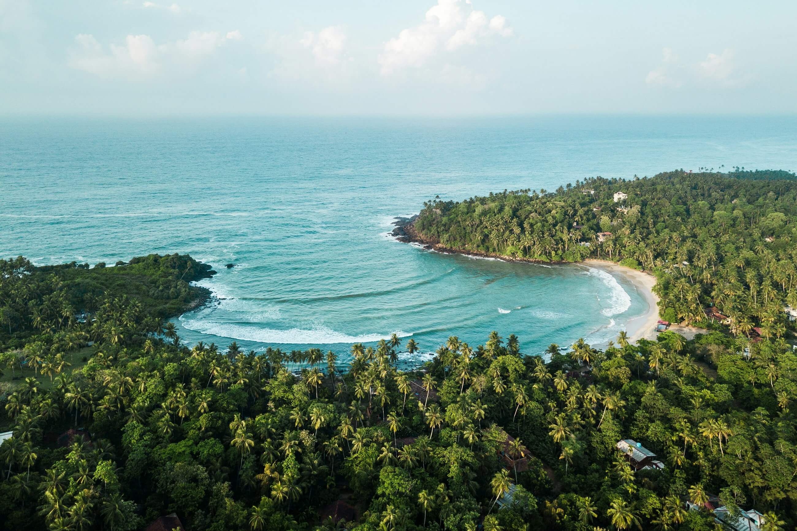 Turquoise waters of the south coast