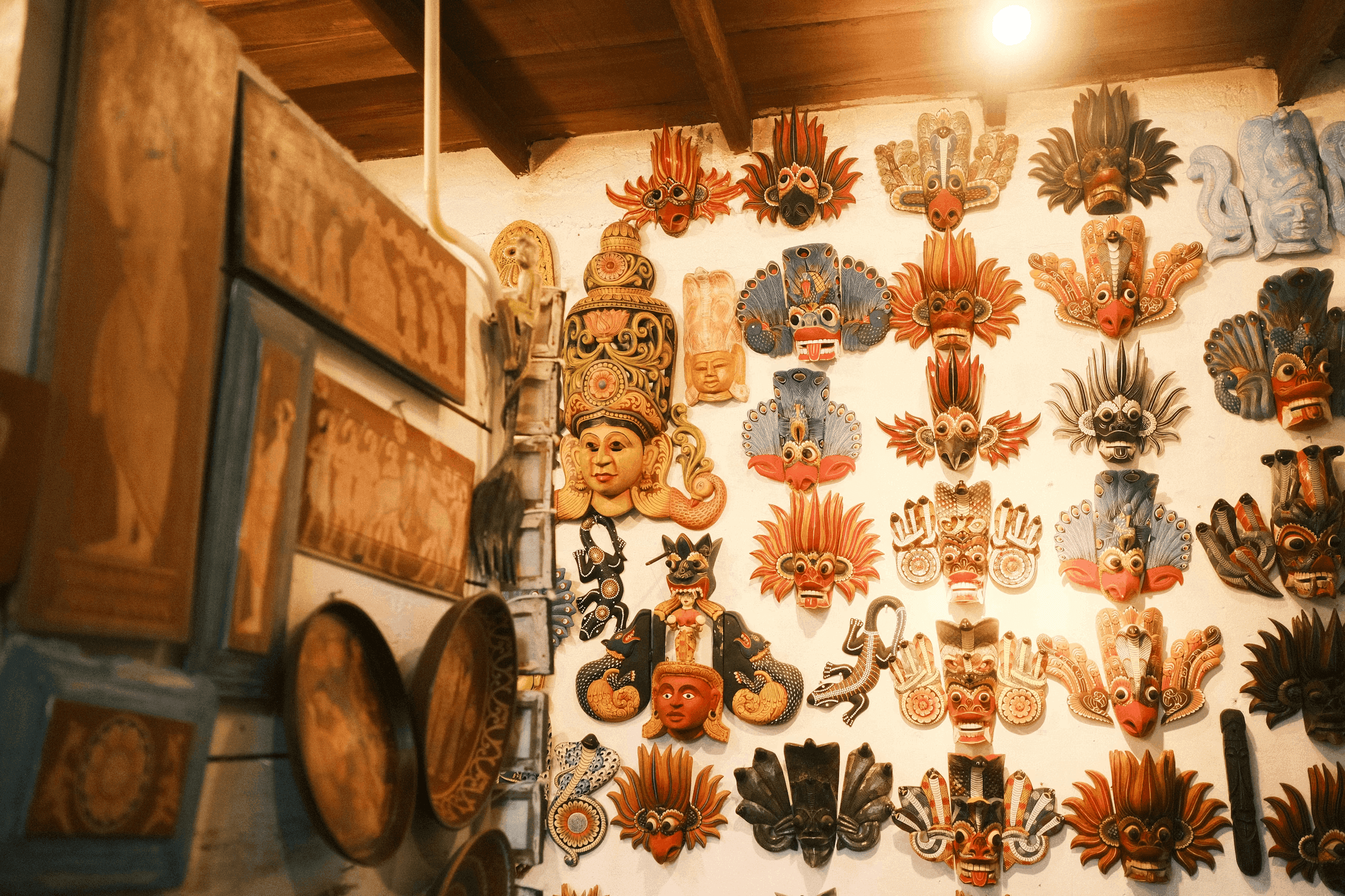Sri Lankan mask artistry